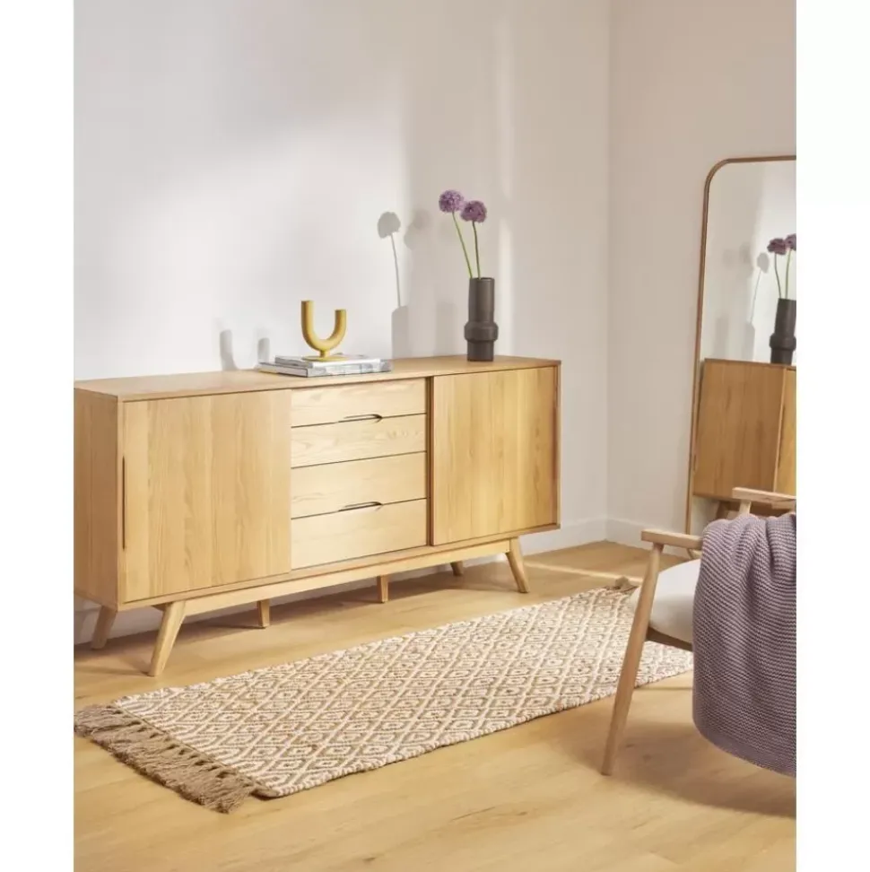 Handgefertigter Jute-Laufer Ramos