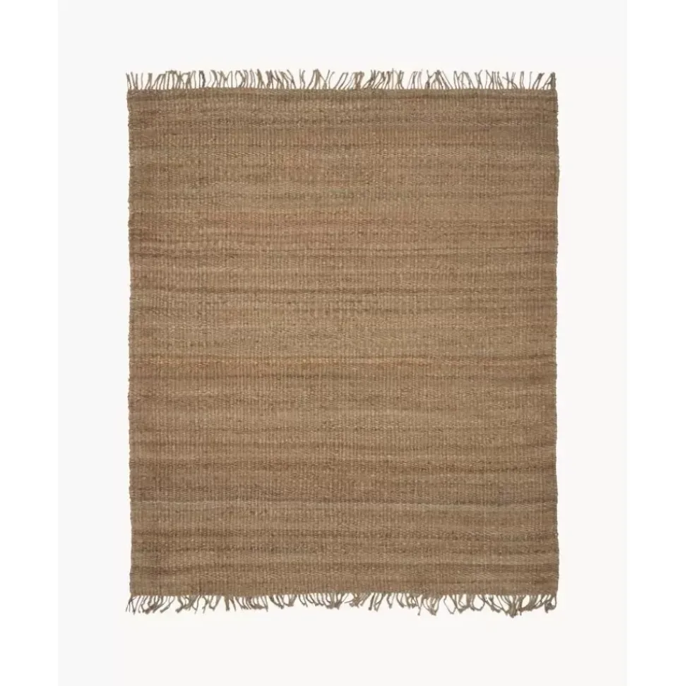 Handgefertigter Jute-Teppich Naturals Mit Fransen