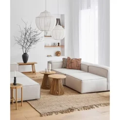 Handgefertigter Jute-Teppich Naturals Mit Fransen