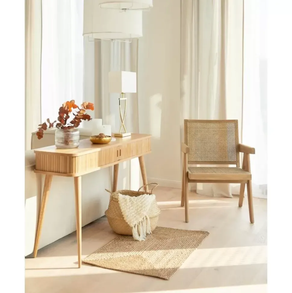 Handgefertigter Jute-Teppich Sharmila