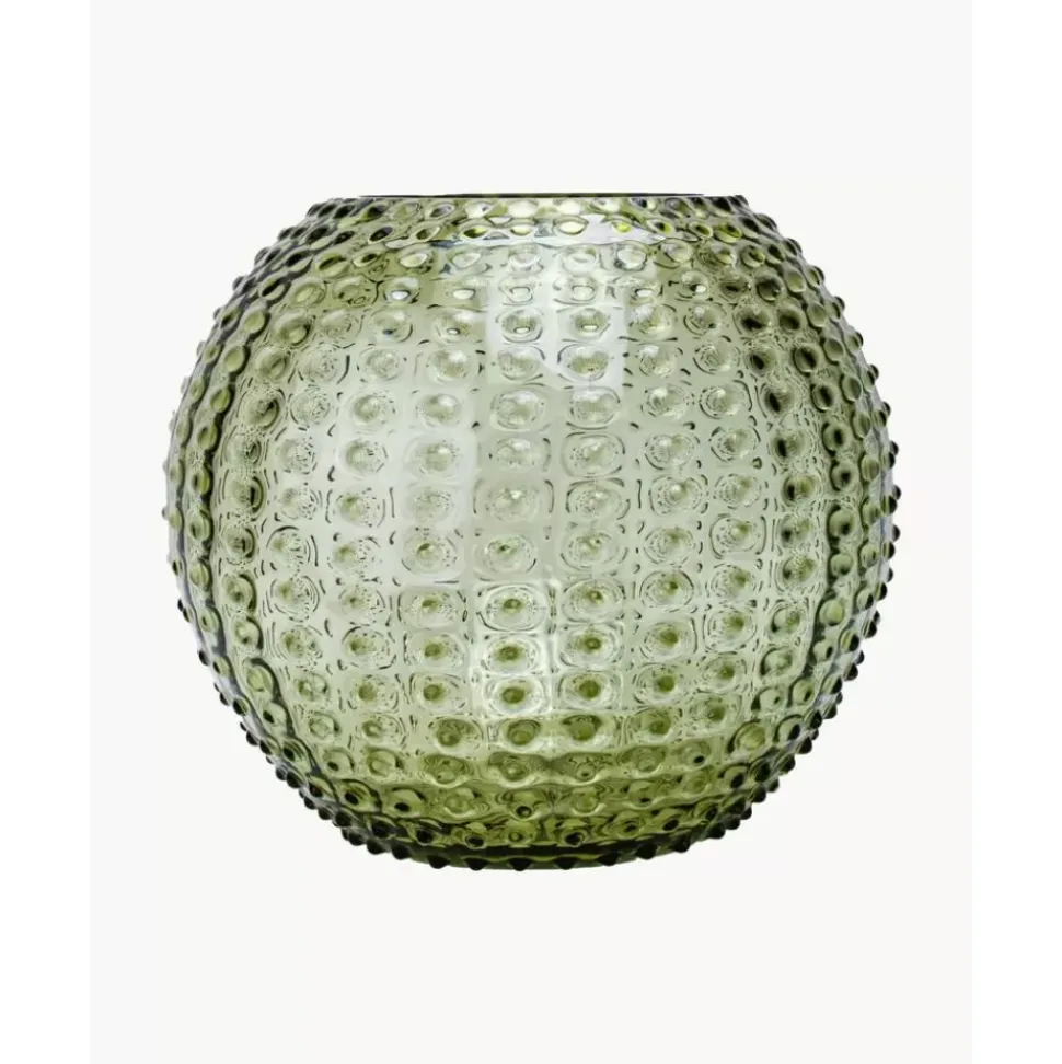 Handgefertigte Vase Hobnail Globe Mit Relief
