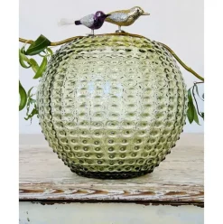 Handgefertigte Vase Hobnail Globe Mit Relief