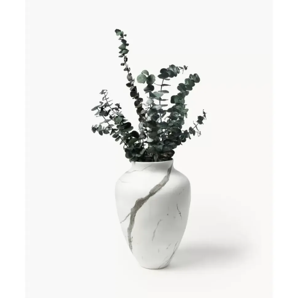 Handgefertigte Vase Latona, Marmoriert