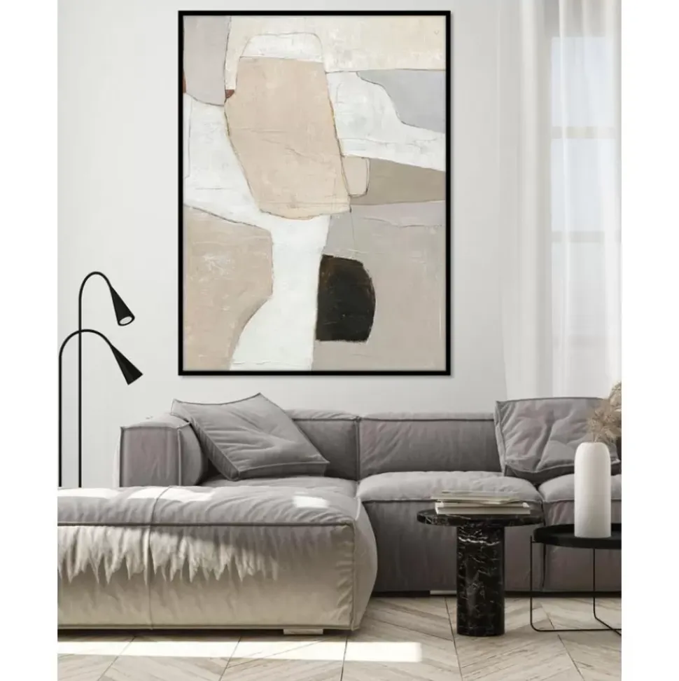 Handgemaltes Leinwandbild Accurate Mit Holzrahmen