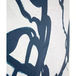 Handgemaltes Leinwandbild Blueplay Mit Holzrahmen