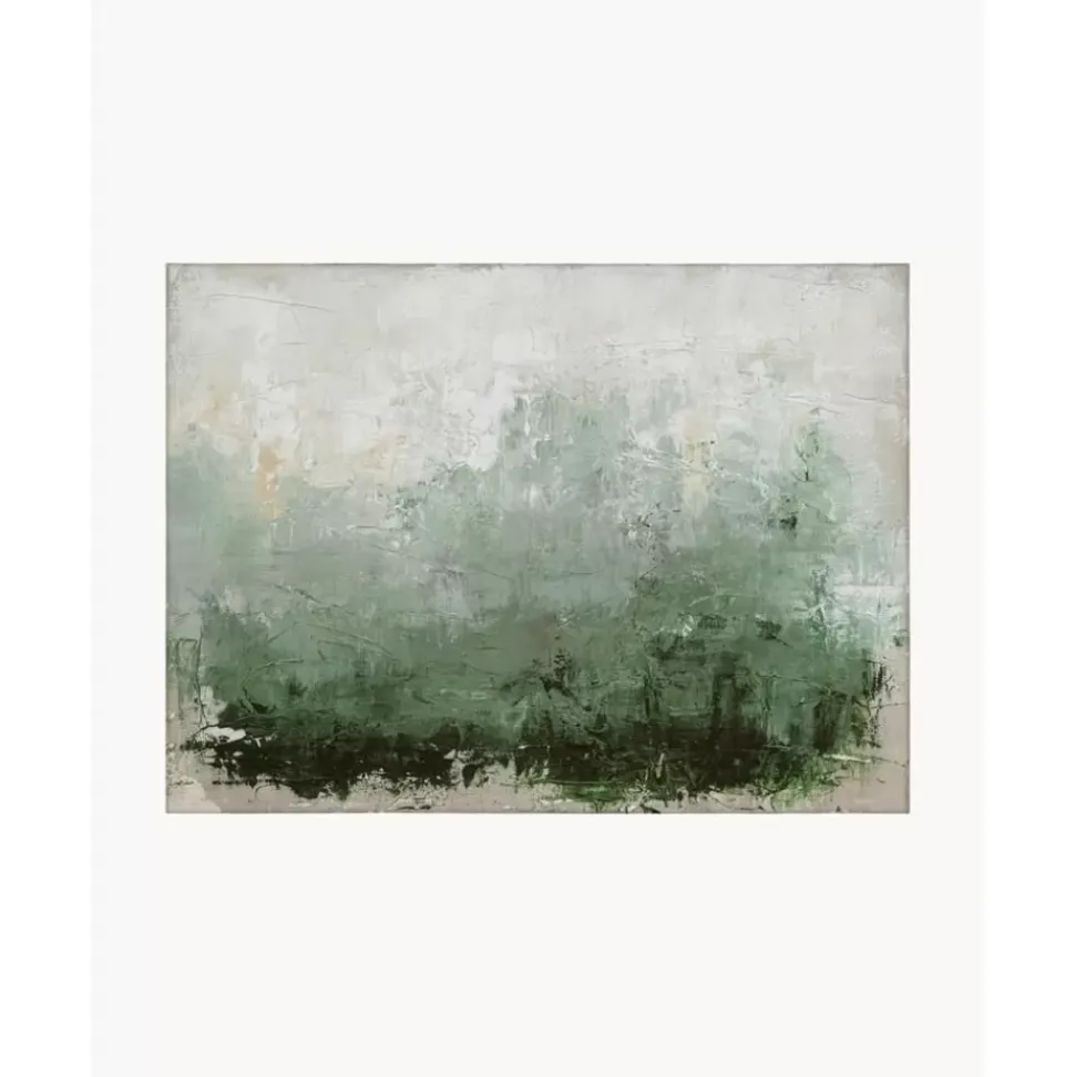Handgemaltes Leinwandbild New Story Mit Holzrahmen