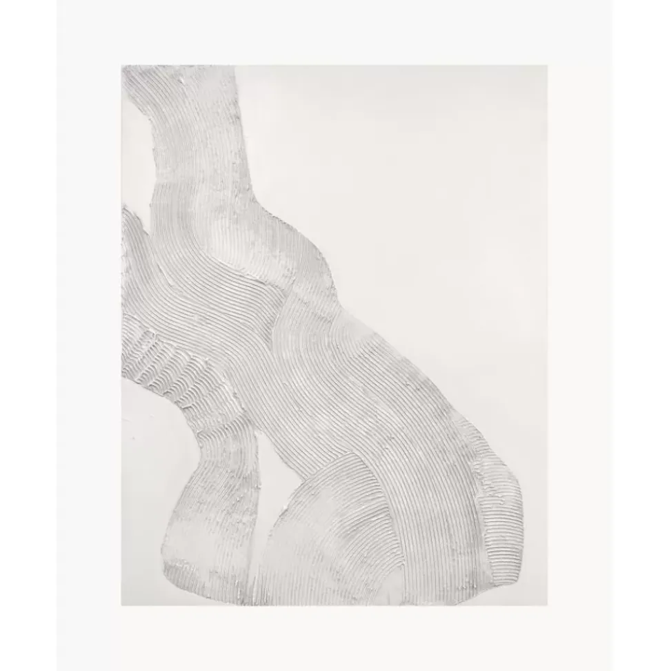 Handgemaltes Leinwandbild White Sculpture 1