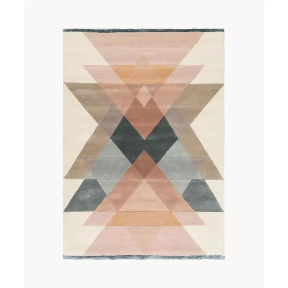 Handgetufteter Designteppich Freya Aus Wolle