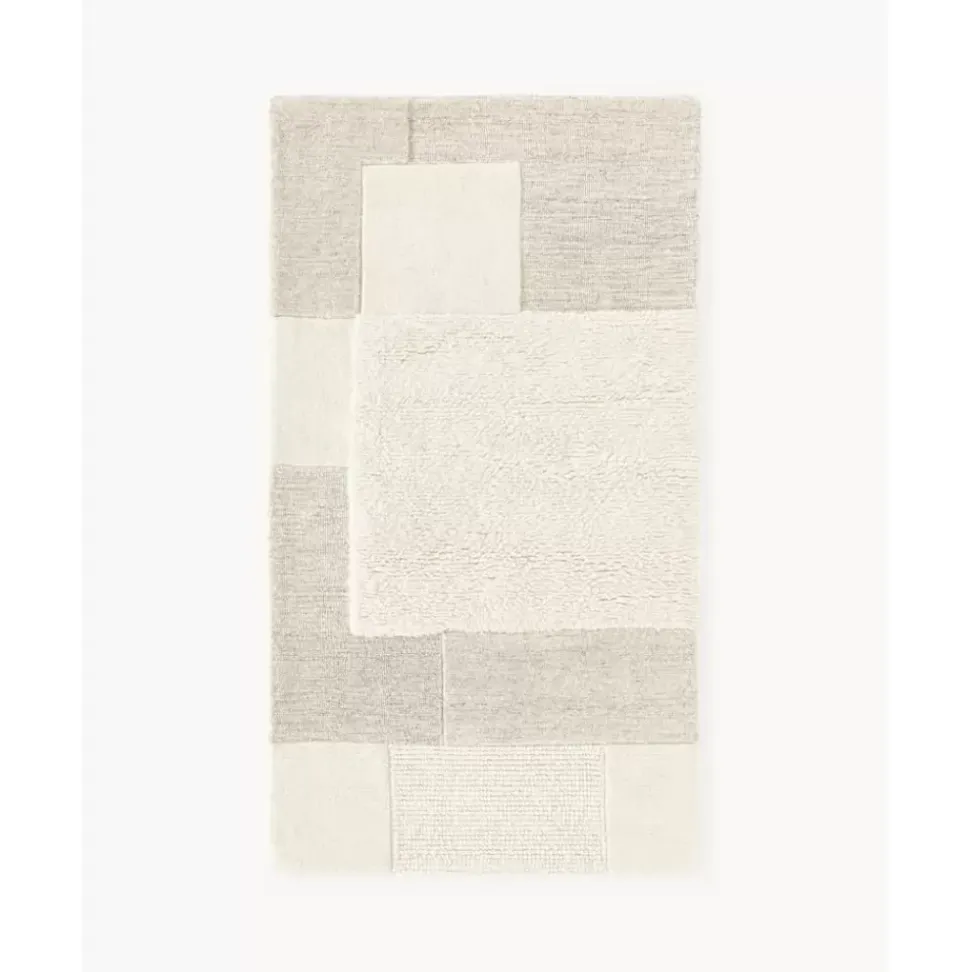 Handgetufteter Hochflor Teppich Titus