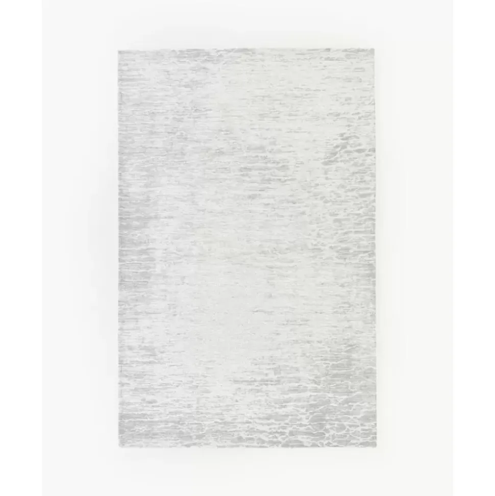 Handgetufteter Jacquard-Baumwollteppich Imani