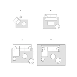 Handgetufteter Wollteppich Mason