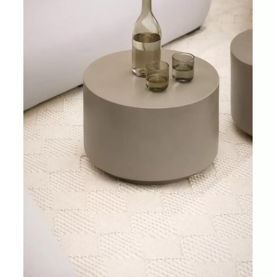 In- & Outdoor Teppich Barcelona Mit Hoch-Tief-Struktur