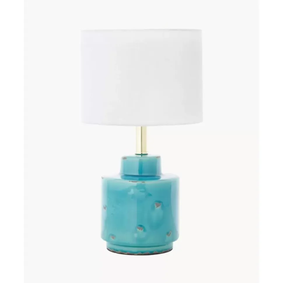 Keramik-Tischlampe Cous Mit Antik-Finish