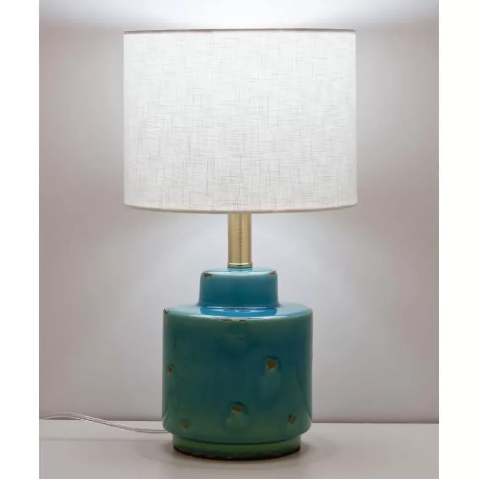 Keramik-Tischlampe Cous Mit Antik-Finish