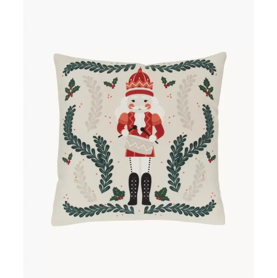Kissenhulle Drummer Mit Winterlichem Motiv