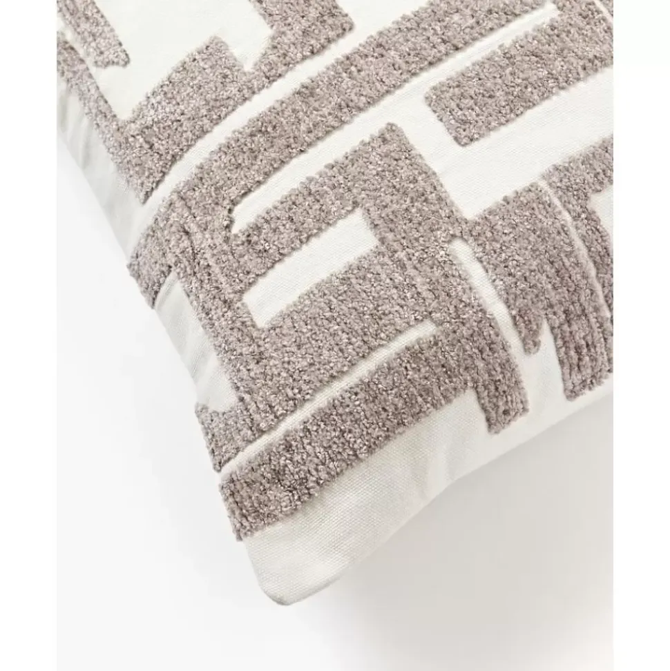 Kissenhulle Fran Mit Chenille-Stickerei