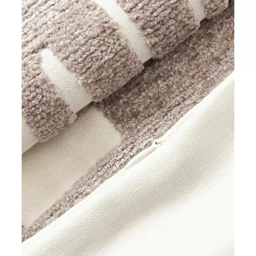 Kissenhulle Fran Mit Chenille-Stickerei