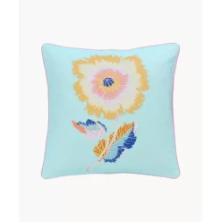 Kissenhulle Lela Mit Blumen-Motiv Aus Bio-Baumwolle