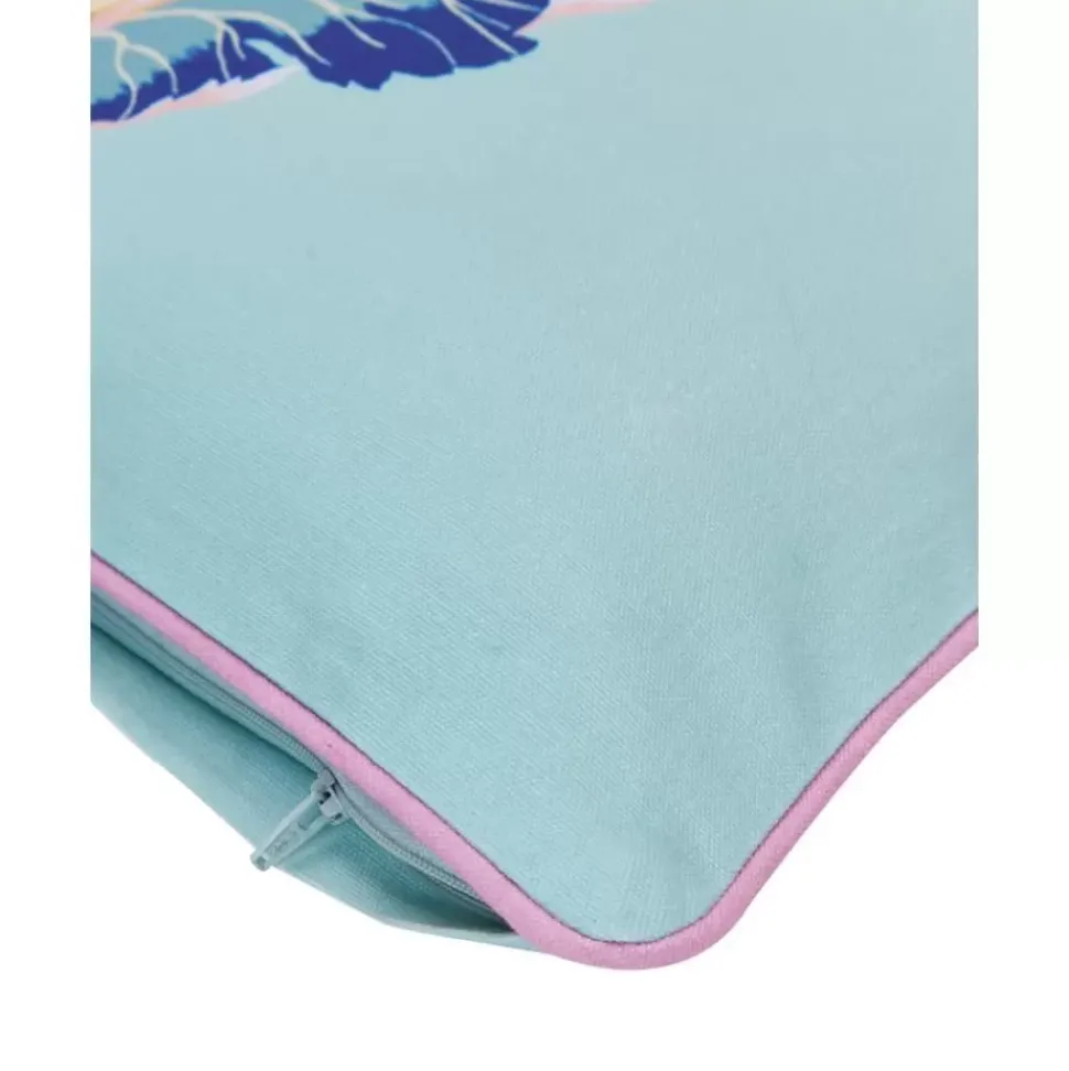 Kissenhulle Lela Mit Blumen-Motiv Aus Bio-Baumwolle