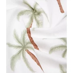 Kissenhulle Palema Mit Palmenprint Aus Bio-Baumwolle