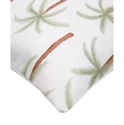 Kissenhulle Palema Mit Palmenprint Aus Bio-Baumwolle