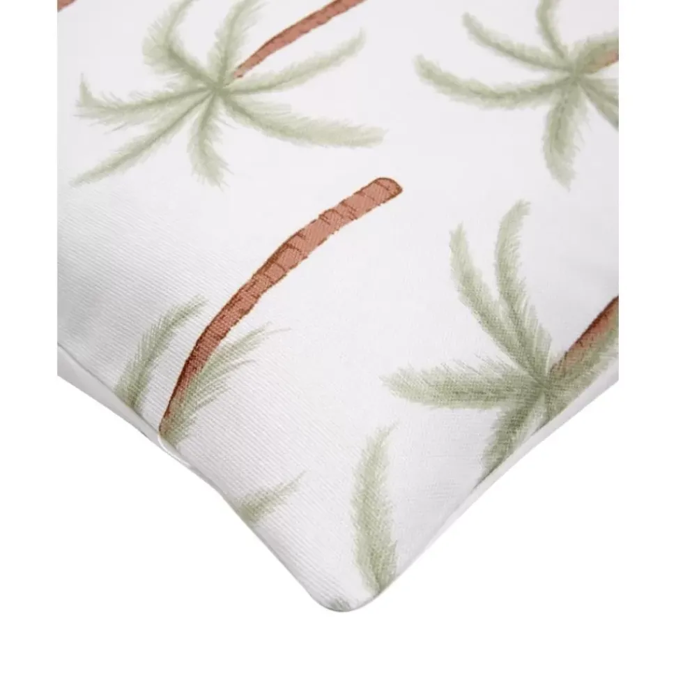 Kissenhulle Palema Mit Palmenprint Aus Bio-Baumwolle