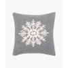 Kissenhulle Snowflake Mit Schneeflockenmotiv