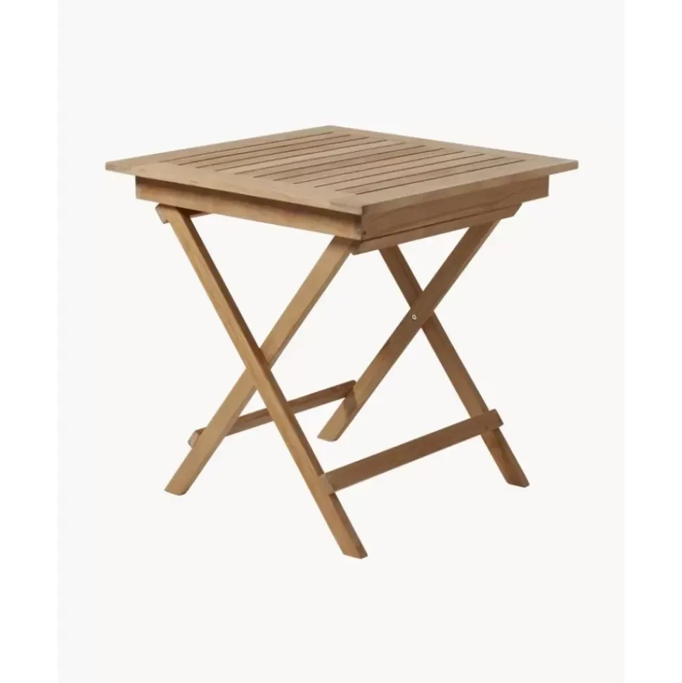 Klappbarer Gartentisch York Aus Teakholz, 70 X 70 Cm