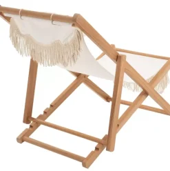 Klappbarer Liegestuhl Sling Mit Fransen