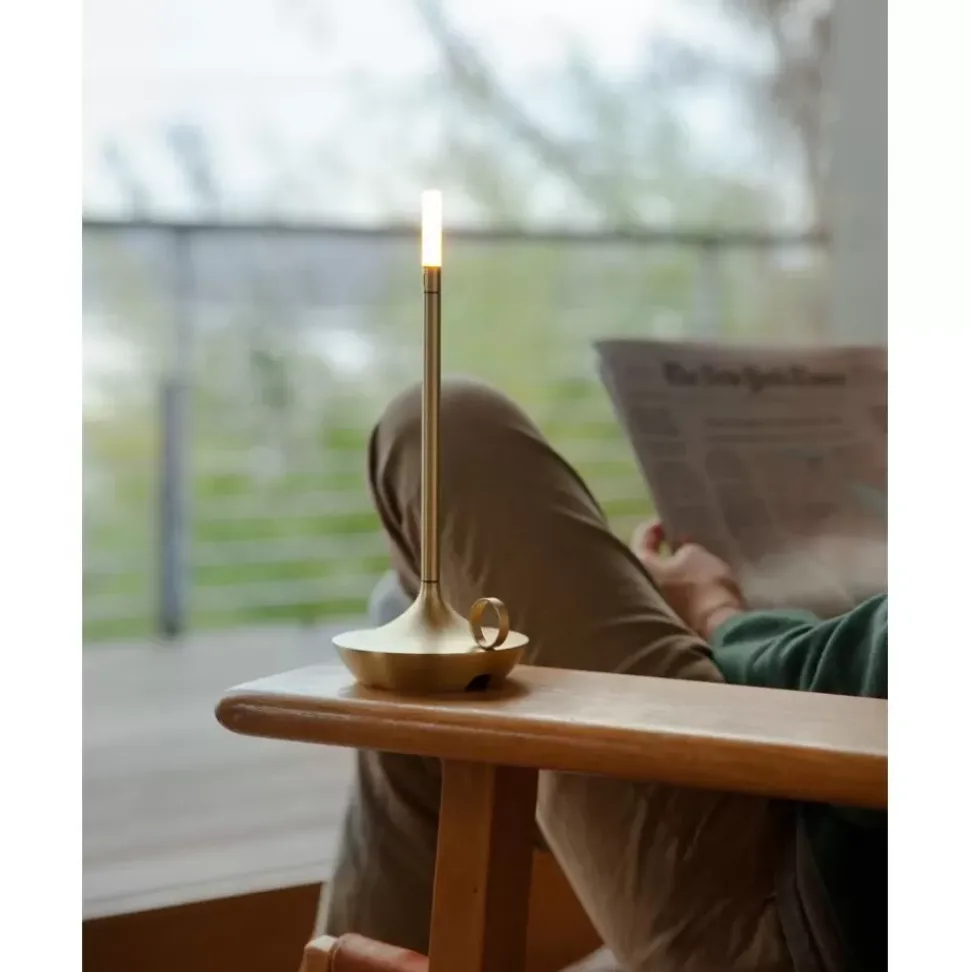 Kleine Mobile Led-Tischlampe Wick Mit Touchfunktion, Dimmbar