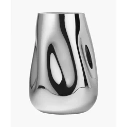 Kleine Mundgeblasene Glas-Vase Mirror