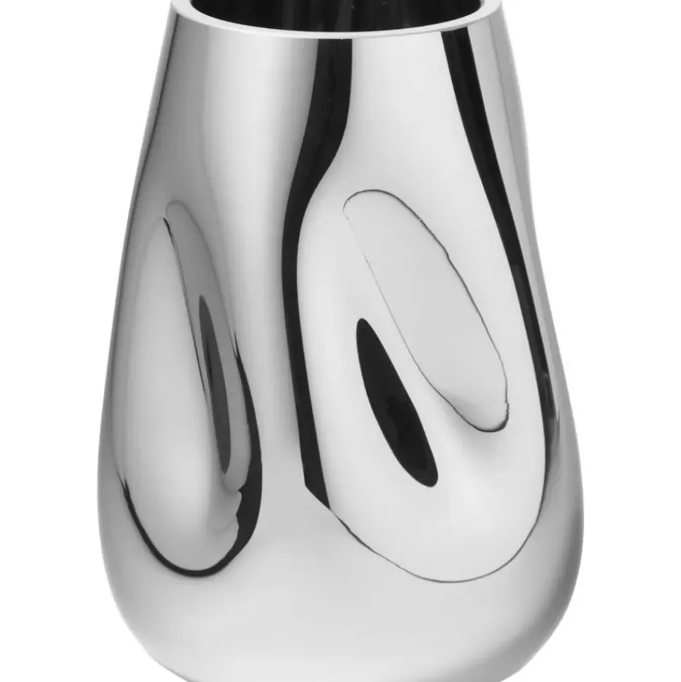Kleine Mundgeblasene Glas-Vase Mirror