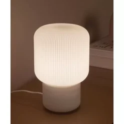 Kleine Tischlampe Marlon Aus Glas