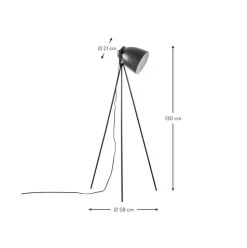 Kleine Tripod Leselampe Studio