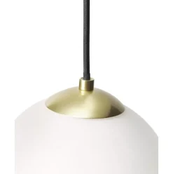 Kugel-Pendelleuchte Beth Aus Opalglas