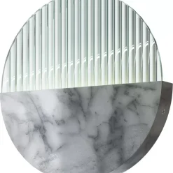 Led-Wandleuchte Jupiter In Marmor-Optik