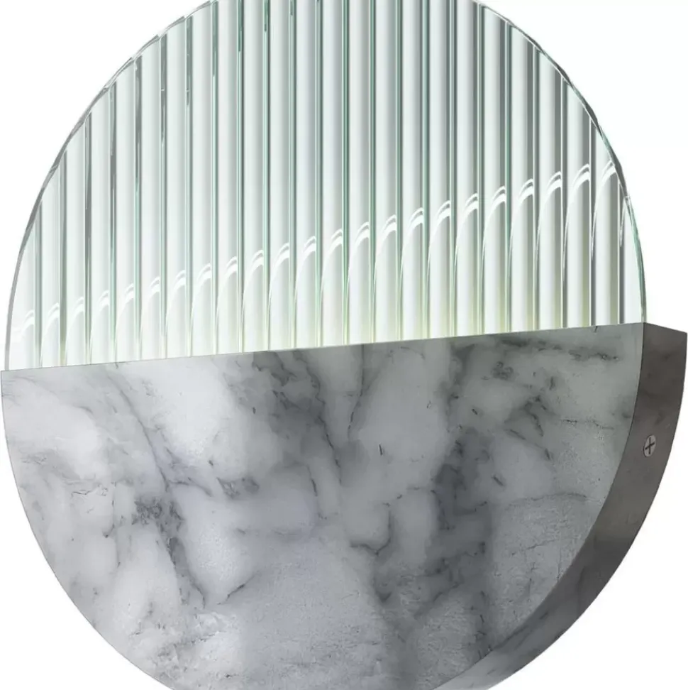Led-Wandleuchte Jupiter In Marmor-Optik