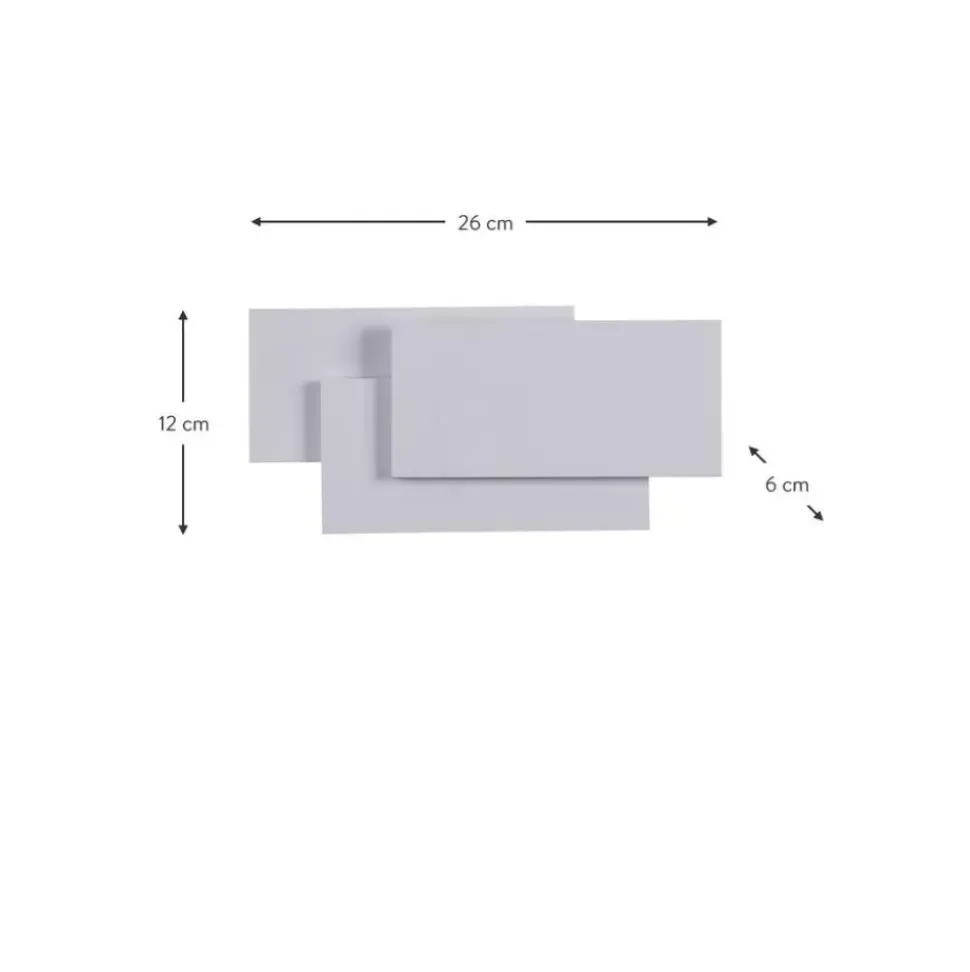 Led-Wandleuchte Trame In Rechteckiger Form