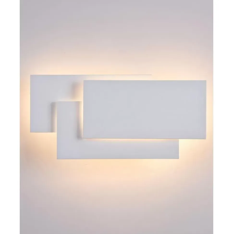 Led-Wandleuchte Trame In Rechteckiger Form