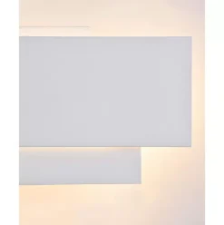 Led-Wandleuchte Trame In Rechteckiger Form