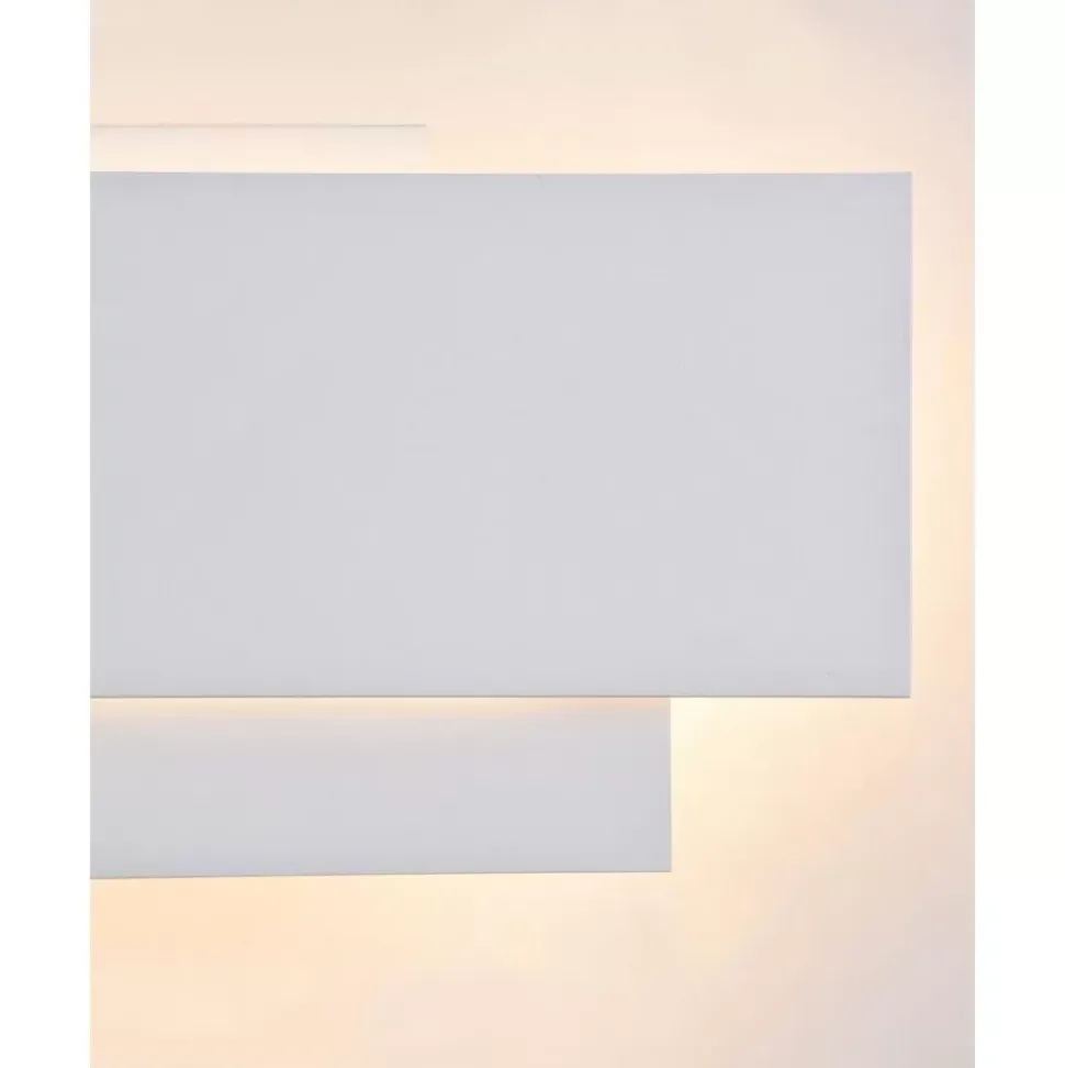 Led-Wandleuchte Trame In Rechteckiger Form