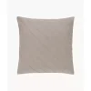 Leinen-Kissenhulle Malia In Beige Mit Strukturmuster