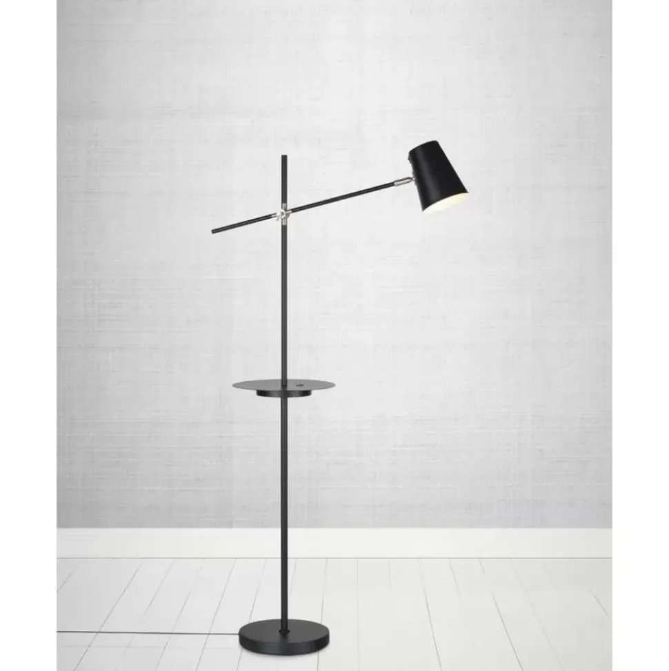Leselampe Linear Mit Ablage Und Ladestation