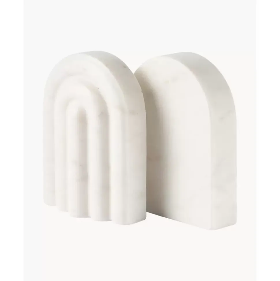 Marmor-Buchstutzen Malie, 2 Stuck