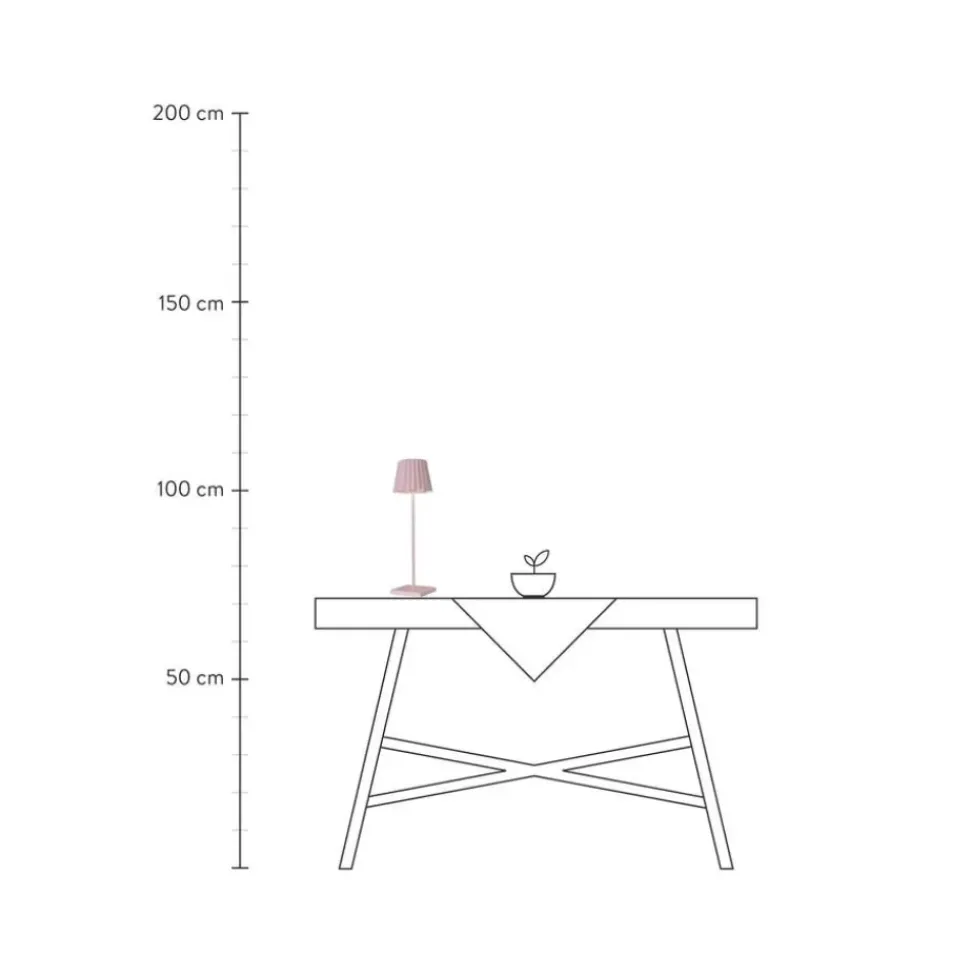 Mobile Dimmbare Ausentischlampe Trellia