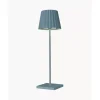 Mobile Dimmbare Ausentischlampe Trellia In Blau