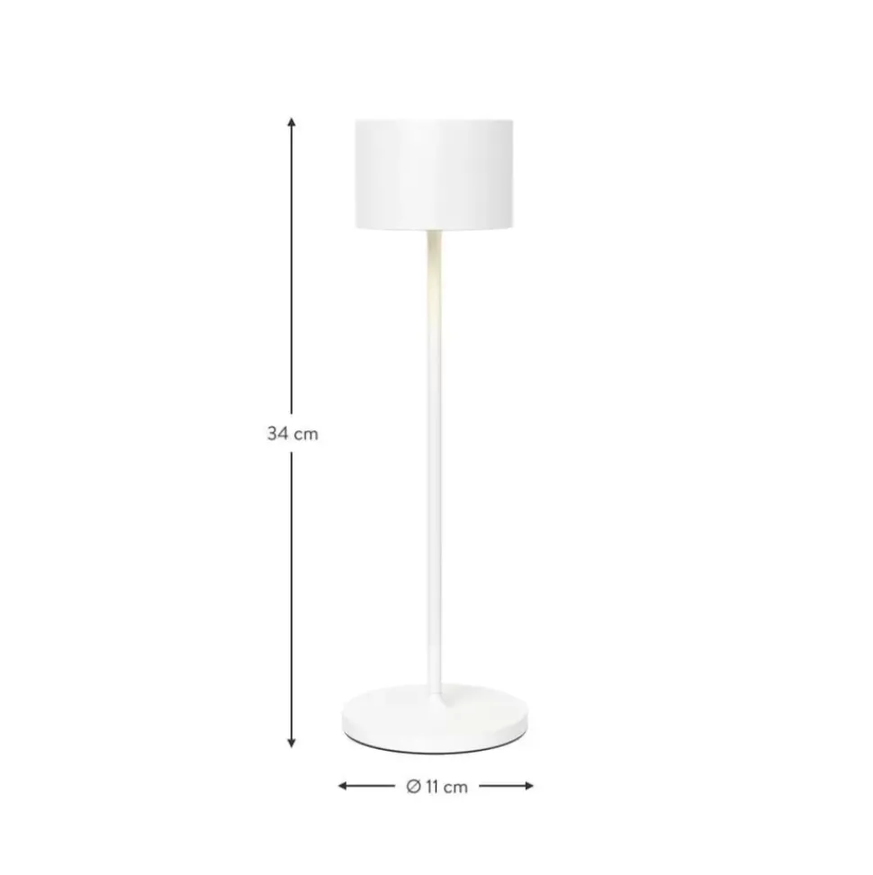 Mobile Led-Outdoor-Tischlampe Farol, Dimmbar