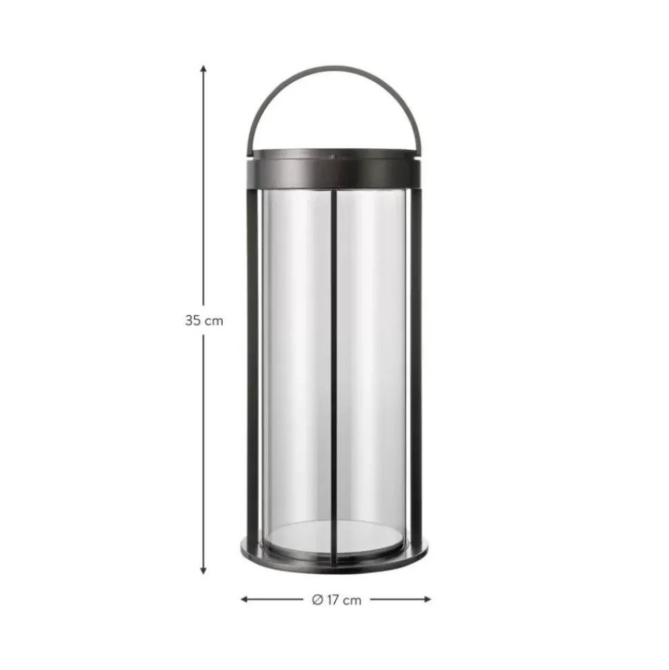 Mobile Led-Outdoor-Tischlampe Mituro, Dimmbar
