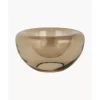 Mundgeblasene Glas-Dekoschale Opal, O 36 Cm