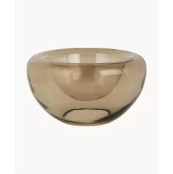 Mundgeblasene Glas-Dekoschale Opal, O 36 Cm